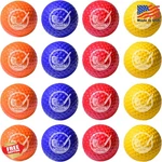 Gosports Foam Golf Practice Balls Multicolor 16-PACK Indoor Limited Flight. Fixed Price $17.99.
