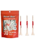 Flygolf Tool Premium Tees (30 Pack) Built-in Groove Cleaner White. Fixed Price $22.99.