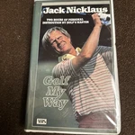 Vintage Jack Nicklaus Golf My Way, Instructional Vhs 1983, Clamshell, Used.. Fixed Price $12.00.