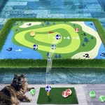 Cupohus Floating Golf Green Game For Pool, Chipping Set, 35IN X 24IN. Fixed Price $56.99.