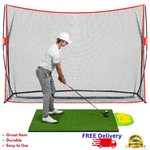 Golf Practice Bundle Net Mat & Balls Backyard Training Chipping Set Portable New. Fixed Price $393.99.