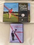 Graves Single Golf Swing Book & Moe Norman Plane Solution Dvd Bundle. Fixed Price $57.00.