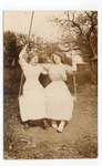 RPPC,2 Young Ladies,women On Swing,sisters,azo. Fixed Price $5.00.