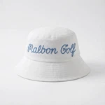 Malbon Golf Bucket Hat Unisex Breathable Sun With Wind Strip Pale Apricot. Fixed Price $64.00.