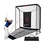 Golf Net, 10X7FT/8X8FT Enclosure With Side Barriers/auto-ball Return.... Fixed Price $306.11.
