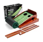 Palladium Golf Putting Mat For Indoors - Indoor/outdoor Green With Ba.... Fixed Price $116.99.