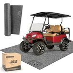Golf Cart Premium Garage Floor Mat 106IN X 59IN Gray Waterproof 10L0L Anti-slip. Fixed Price $89.99.