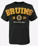 Boston Bruins Nhl Youth Boys Black 1924 Short Sleeve Team T-shirts Tee: L-xl. Fixed Price $10.99.