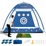 Filori Golf Practice Net 10X7FT Heavy-duty Hitting With 10*7, Blue. Fixed Price $74.99.