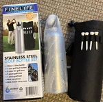 Stainless Steel Golf Bottle Set By Finelife. Fixed Price $12.88.