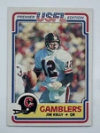 Jim Kelly 1984 Topps Usfl Premier Edition #36 Houston Gamblers Nfl Rookie. Fixed Price $173.64.