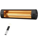 East Oak Electric Patio Heater 1500W Wall-mounted, Black. Fixed Price $86.77.