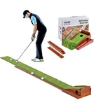 Golf Putting Mat, 1 Hole Indoor Green, Wrinkle-free Training. Fixed Price $91.00.