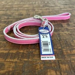 Nwt Omnipet 4' Long X 1/2" Pink Leather Dog Leash Lead For Small Usa Made. Fixed Price $21.99.