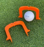 Putter Gate - 2 Pack Putting Practice Aid Alignment Tool Orange. Fixed Price $13.99.