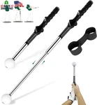 Golf Grip Swing Training Aid - Retractable Click Club Trainer Indoor Practice Wa. Fixed Price $34.47.
