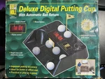 19TH Hole Deluxe Digital Putting Cup Automatic Return Golf Model 1908 Tested. Fixed Price $25.00.