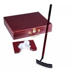 Picnic Time Ace Executive Travel Putter Set With Wood Case. Fixed Price $25.00.