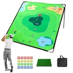 Sjehome Golf Chipping Game 70"X70" Play Outdoor Sticky For Adults Indoor.... Fixed Price $124.15.