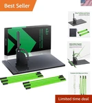 Golf Alignment Sticks And Angle Holder Set With Portable Bag, Swing Trai.... Fixed Price $37.82.