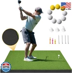 Shopsource 5X4FT Golf Hitting Mat 36MM Artificial Turf Green With Eva Base. Fixed Price $163.99.