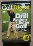 New! Golf Digest: Drill System For Better With Jim Mclean 2-DISC Set Dvd. Fixed Price $7.99.