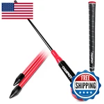 Champkey Golf Swing Trainer With Adjustable Grip Size 40 Inch Training Aid 2 Ali. Fixed Price $69.99.