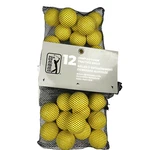 Pga 24 Tour Dimpled Yellow Foam Practice Golf Balls Lightweight Stocking Stuffer. Fixed Price $18.95.