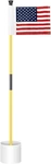 Kingtop American Golf Flagstick Mini, Double-side Usa. Fixed Price $25.99.