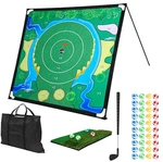 Portable Golf Game For Chipping Practice Ages W/40 Balls & Club. Fixed Price $159.99.