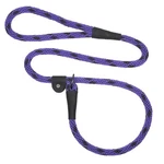 Mendota Dog Leash British Style Slip Lead, Black Ice Purple, 4, 6 Foot, Usa Made. Fixed Price $19.59.