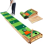 11FT Indoor Putting Green With Auto Ball Return - Perfect For Skill Levels. Fixed Price $133.99.