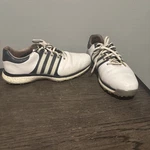 Adidas Tour 360 Xt-sl Spikeless Golf Shoes White Navy Leather BB7914 Men Sz 10.5. Fixed Price $38.97.