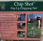 New Golf Club Champ Shot Pop Up Chipping Net 20" Diameter Model 9321 Nos. Fixed Price $16.95.