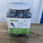 Wago 222-413 Lever-nuts Conductor Compact Connectors 250 Jar. Fixed Price $100.00.