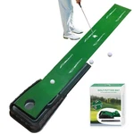 Mykuja Putting Green Indoor Golf Mat With Auto-ball Return Putter A.... Fixed Price $47.91.