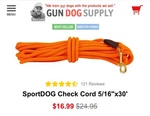 Sportdog Orange Check Cord. Fixed Price $16.99.