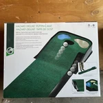 Jef World Of Golf Hazard Deluxe Putting Mat, Green, Practice. Fixed Price $18.99.