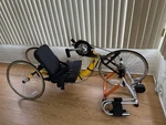 Top End Excelerator Handcycle 7-SPEED W/ Remote Control Trainer. Fixed Price $1900.00.
