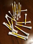 250 Superb 3/4" Professional Wood Golf Tees 69MM All Need To Make Offer!. Fixed Price $12.95.