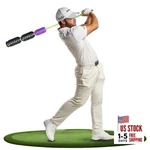 Aero Stiff Shaft, Golf Training Aid And Warm Driver Black Purple. Fixed Price $151.70.