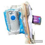 Three Piece Set Assist For Putting On Socks Pill Box Shower Brush Gift Lot. Fixed Price $30.00.