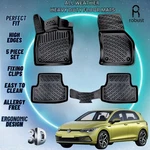 Custom Car Floor Mats For Vw Golf MK8 2020-2025 Mt Tpe Rubber All Weather Liners. Fixed Price $160.09.