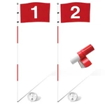 Kingtop 6FT Golf Flagstick Basic, Portable Fivesection Design For Backyard Pr.... Fixed Price $74.06.