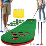 Toy Life Golf Putting Game Set - 10 Feet Practice Green Mat 2 Putters. Fixed Price $179.99.