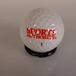 Vintage Sports Authority 1 Collectible Logo Tommy Armour Golf Ball For Display. Fixed Price $9.99.
