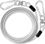 Jenico Dog Tie Out Cable: 15 Ft Lead For Yard Heavy Duty Chain Leash 500 Lbs. Fixed Price $16.80.