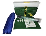 Teed Up Golf Home Driving Range W/ Gravity Feed Ball System 9' Net & Bag Nob. Fixed Price $99.95.
