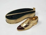 Juju Palais Royal Golden Golf Shoe Putting Green With Lid And Putter. Fixed Price $15.65.