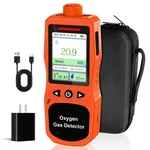 Zykycx Portable Oxygen Detector, Rechargeable O2 Monitor With Sound, Light, V.... Fixed Price $109.05.